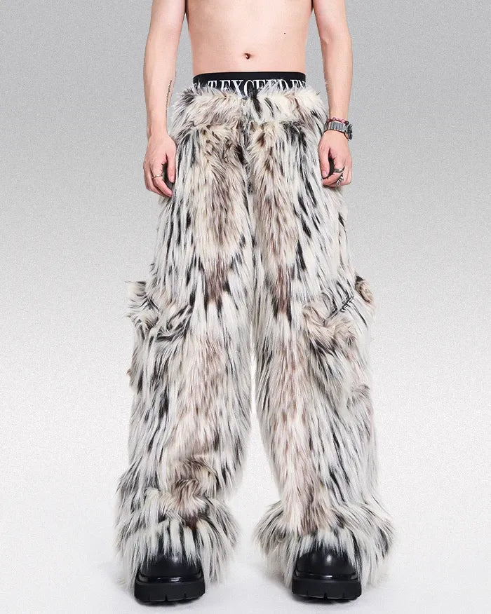 Faux Fur Pants（Free shipping）