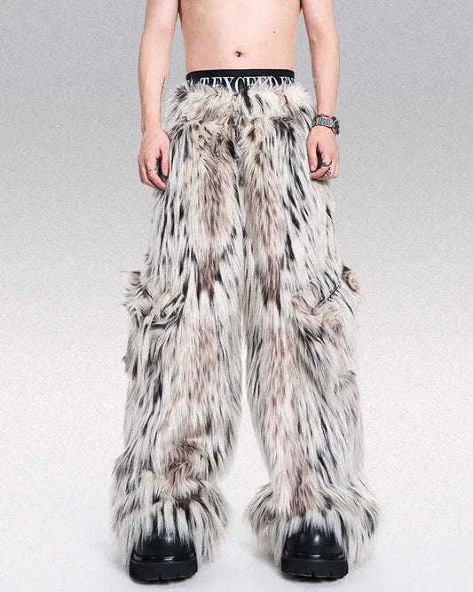 Faux Fur Pants（Free shipping）