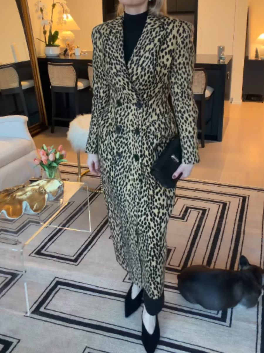 Leopard Long Coat
