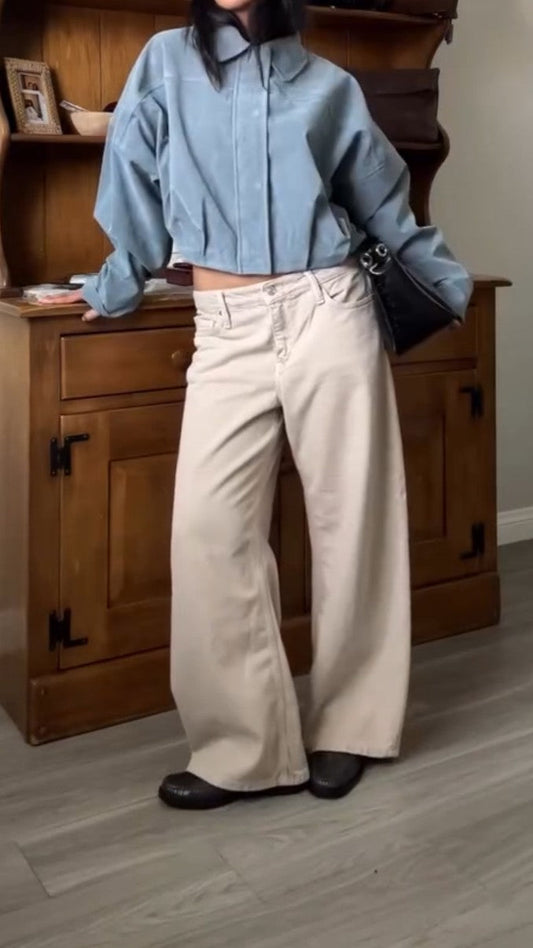 Blue Versatile Sports Loose Jacket