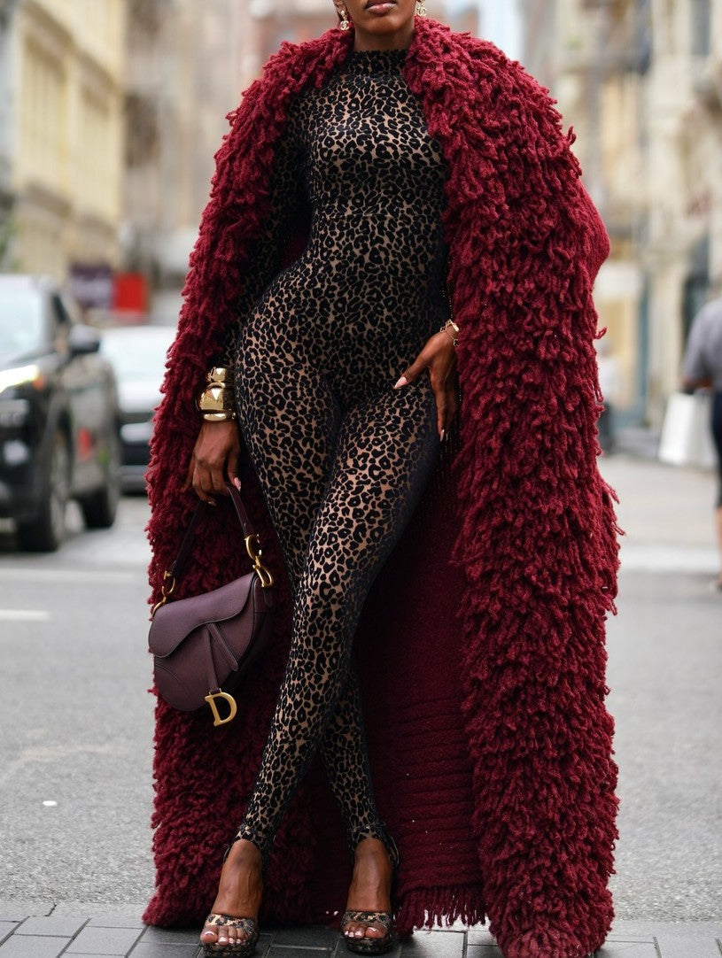 Leopard Print Bodysuit