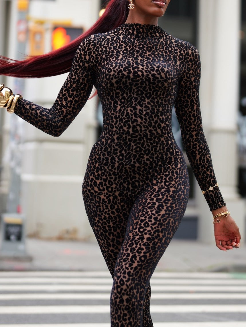 Leopard Print Bodysuit