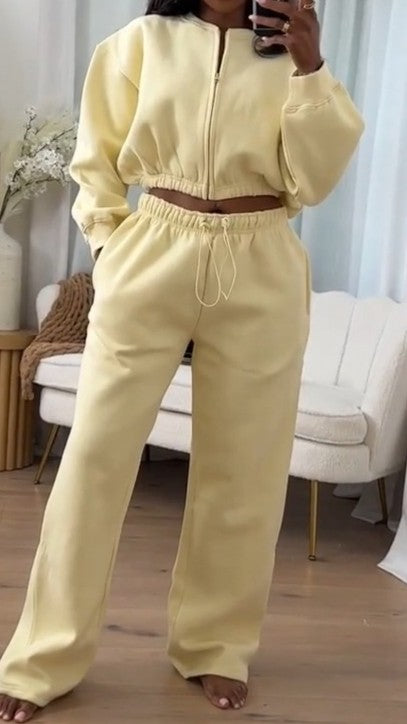 Yellow Sports Suit Without Hat