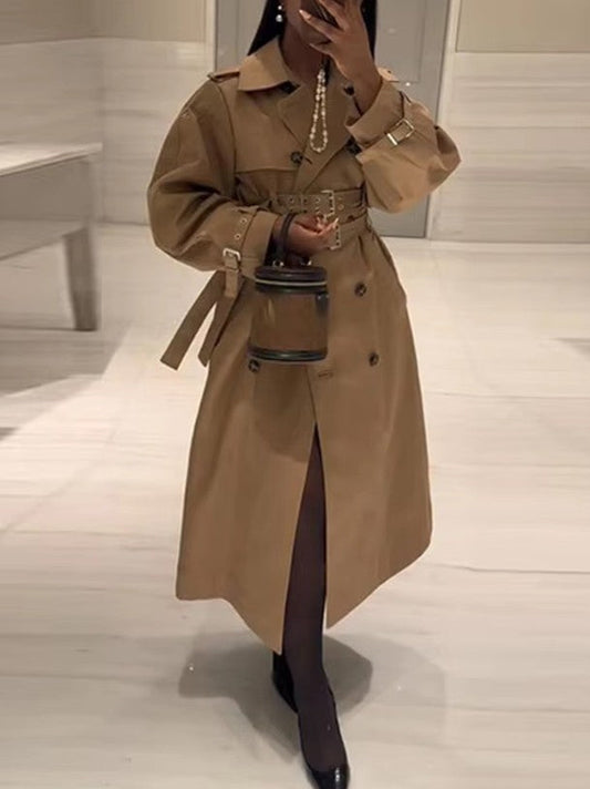 Bonded Cotton Trench Coat