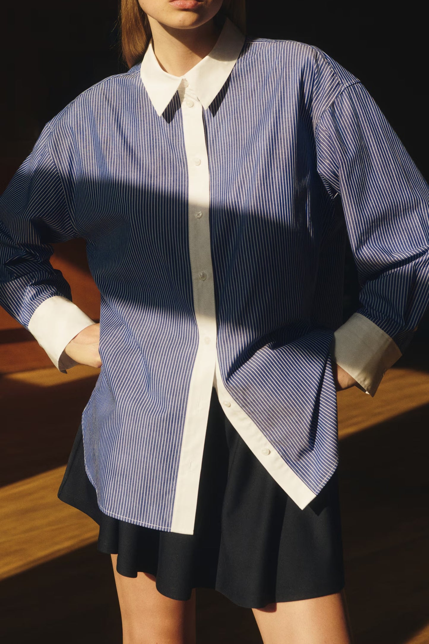 Oversized Poplin Shirt