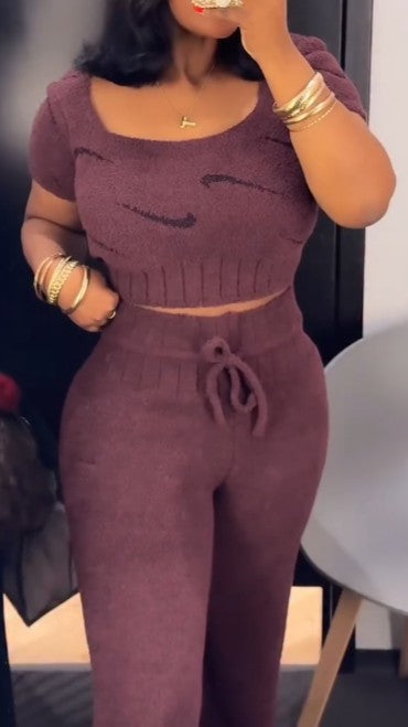 Plush Casual Tracksuit