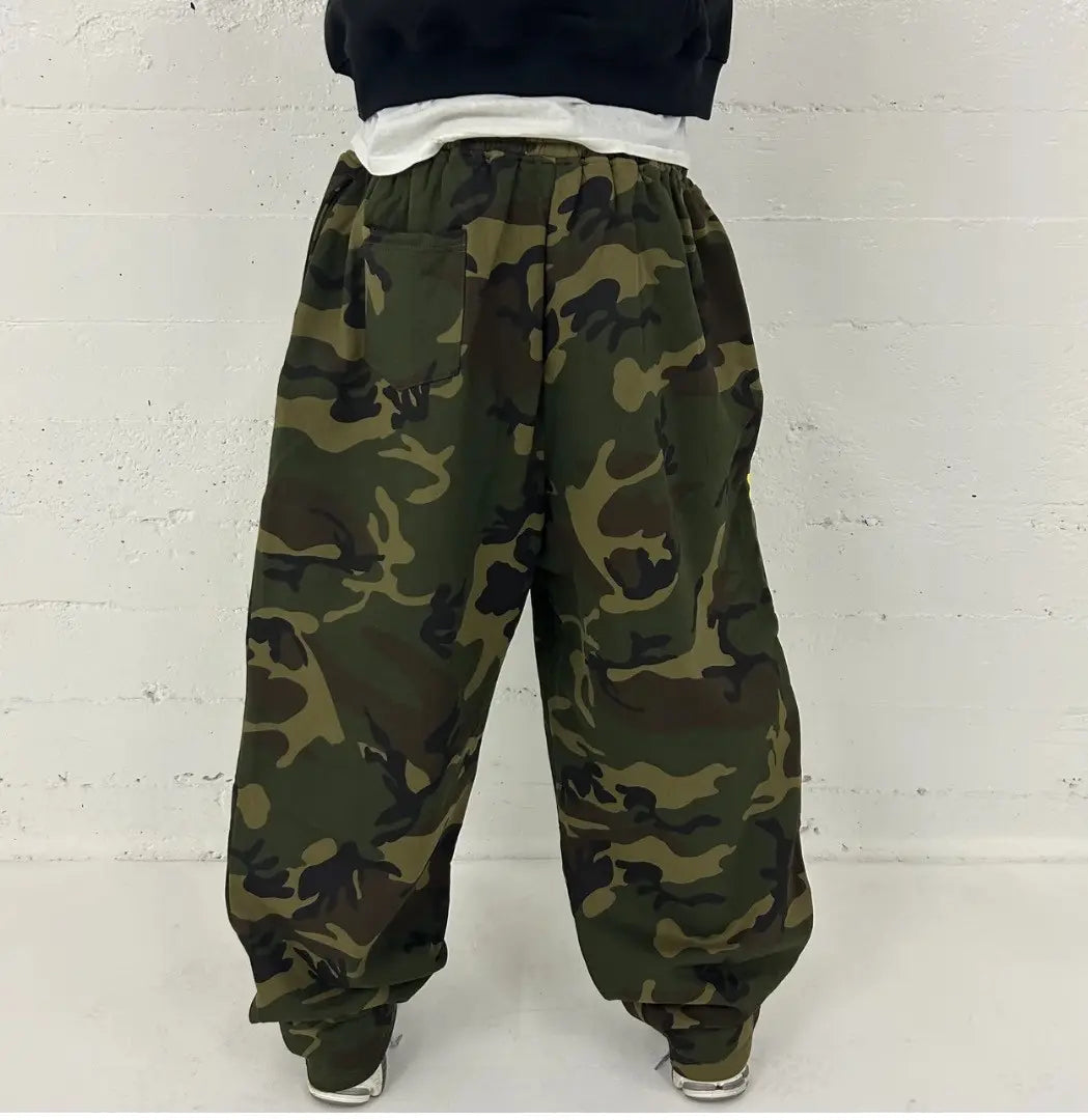 Camouflage Pants With English Letters