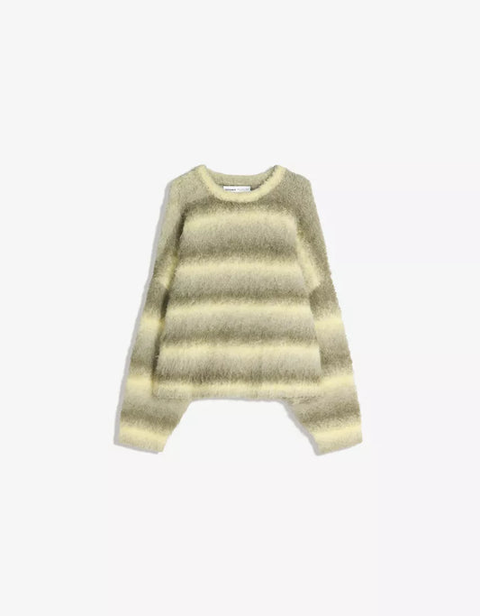 Multicolor Brushed Effect Sweater