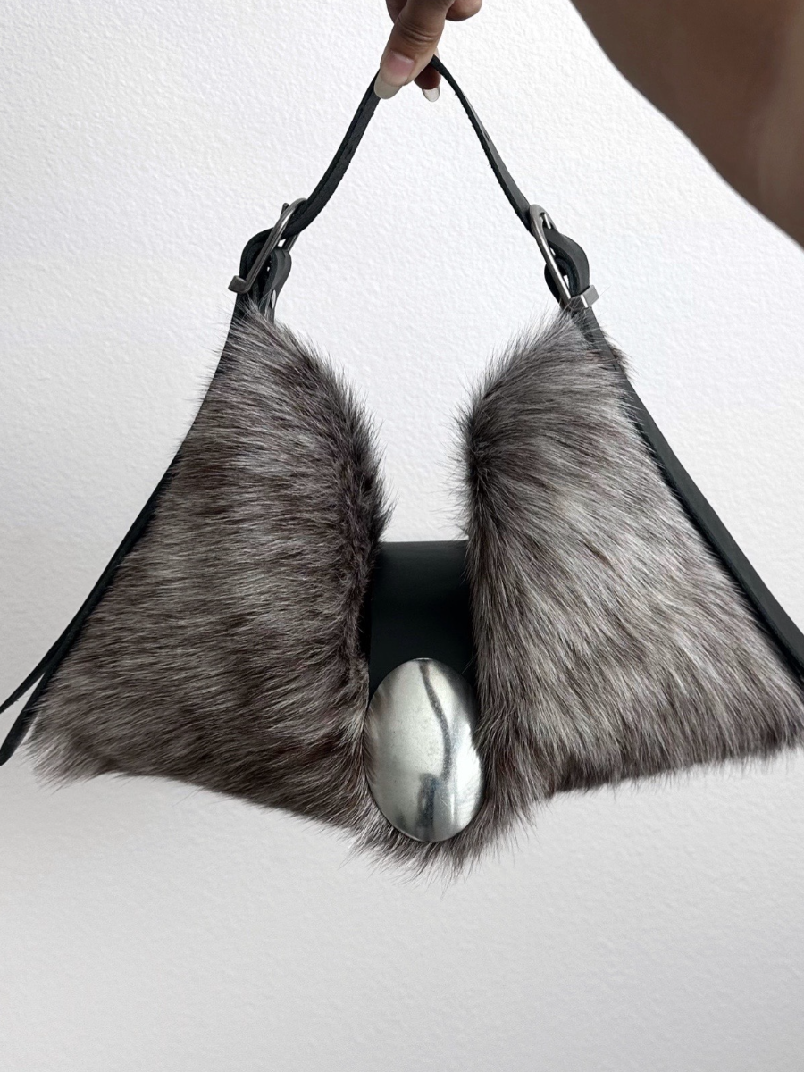 Faux Fur Shoulder Bag