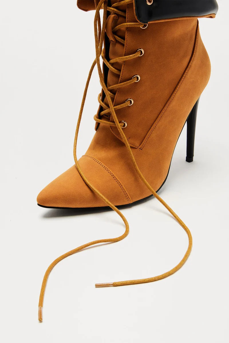West Lace Up Boots（Free shipping）