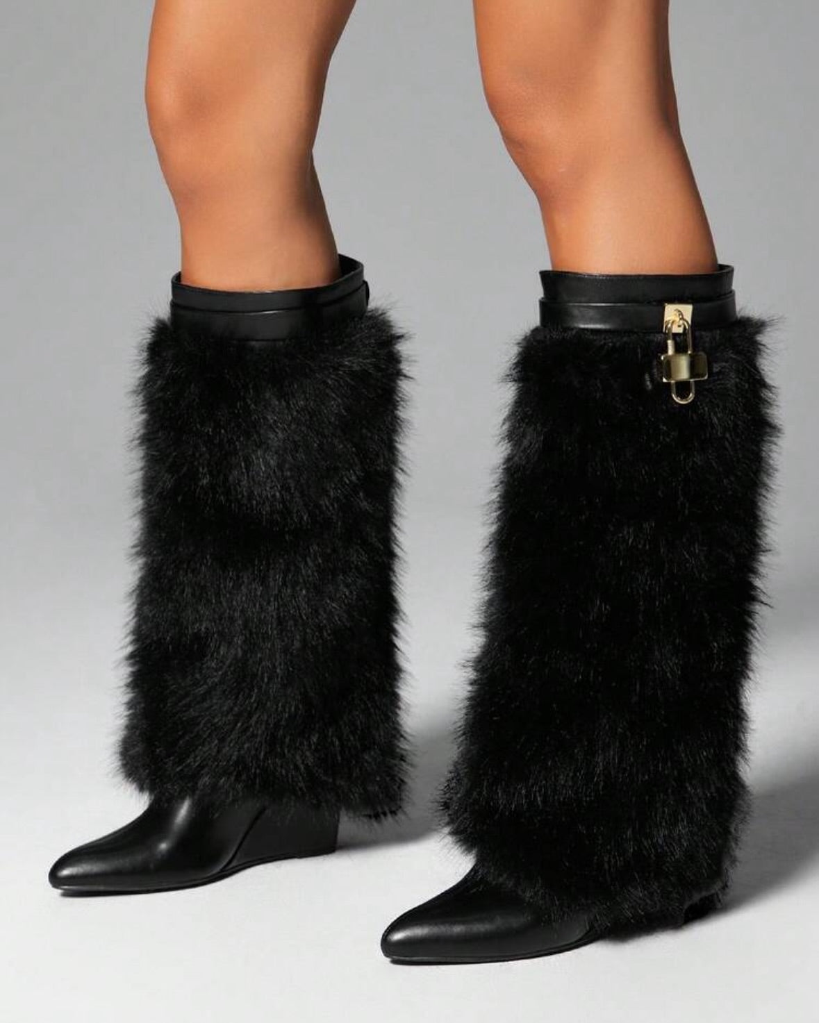 Fab Faux Fur Comfy Boots