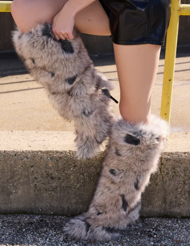 Fab Faux Fur Heels