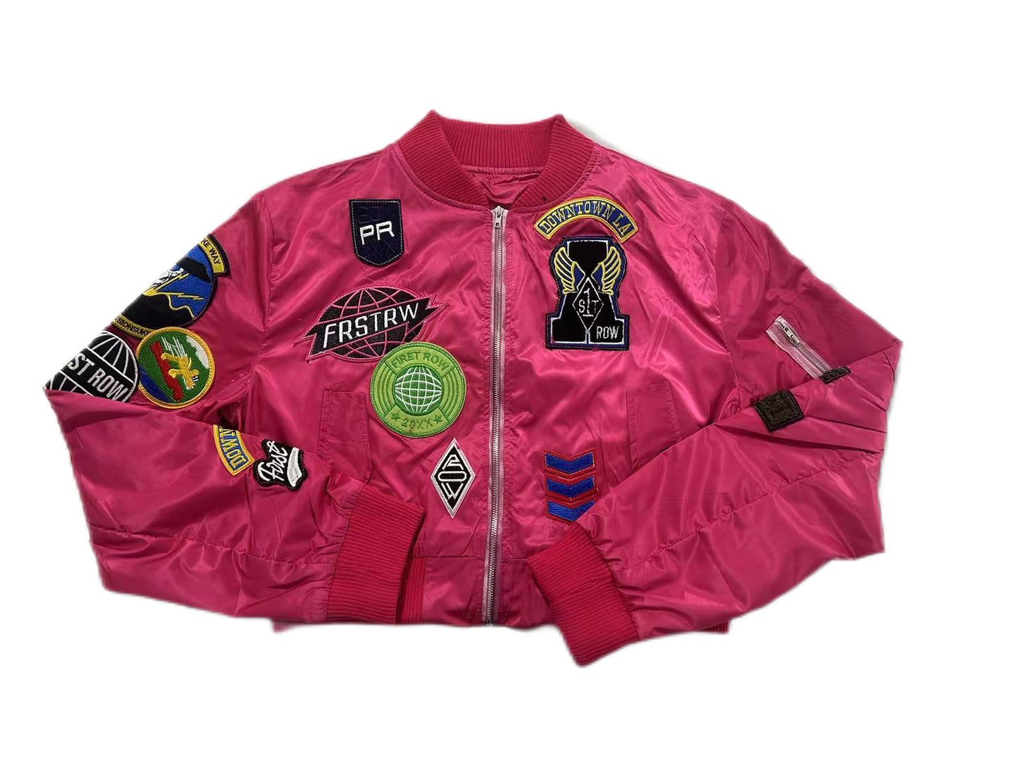 Fab Embroidered Bomber Jacket（Free shipping）