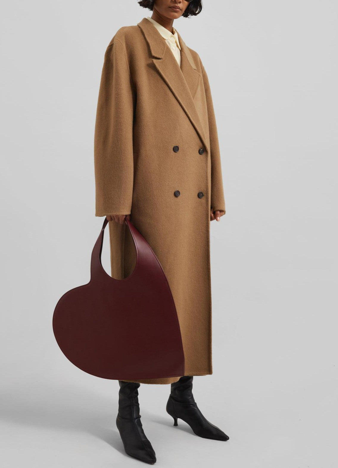 Red Heart-shaped Handbag